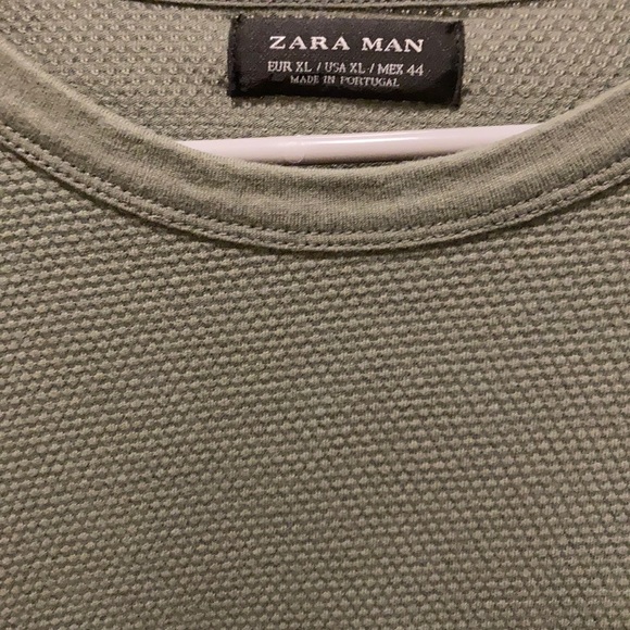 Zara Waffle T Shirt - Picture 2 of 2